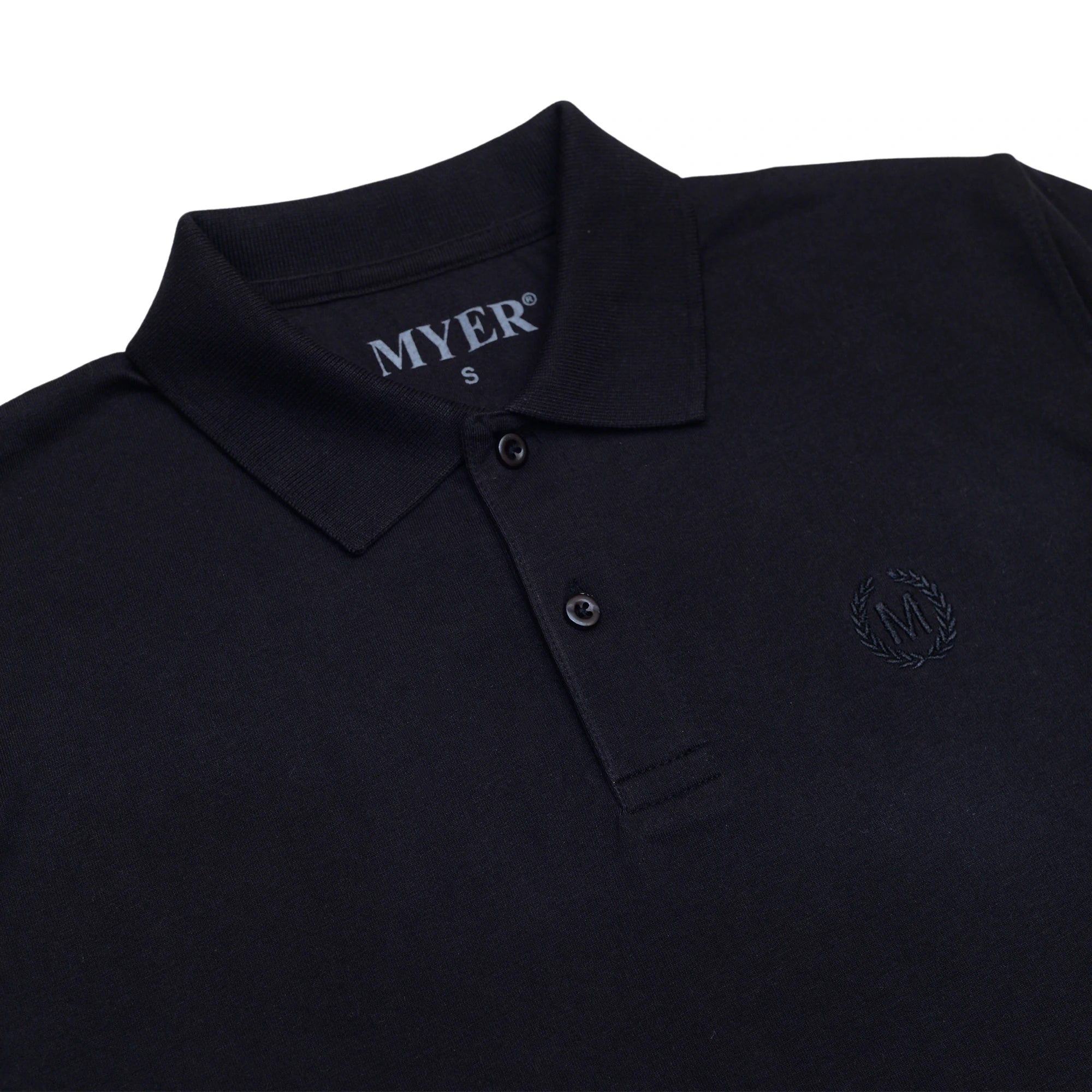 Jersey Plain Polo - Black