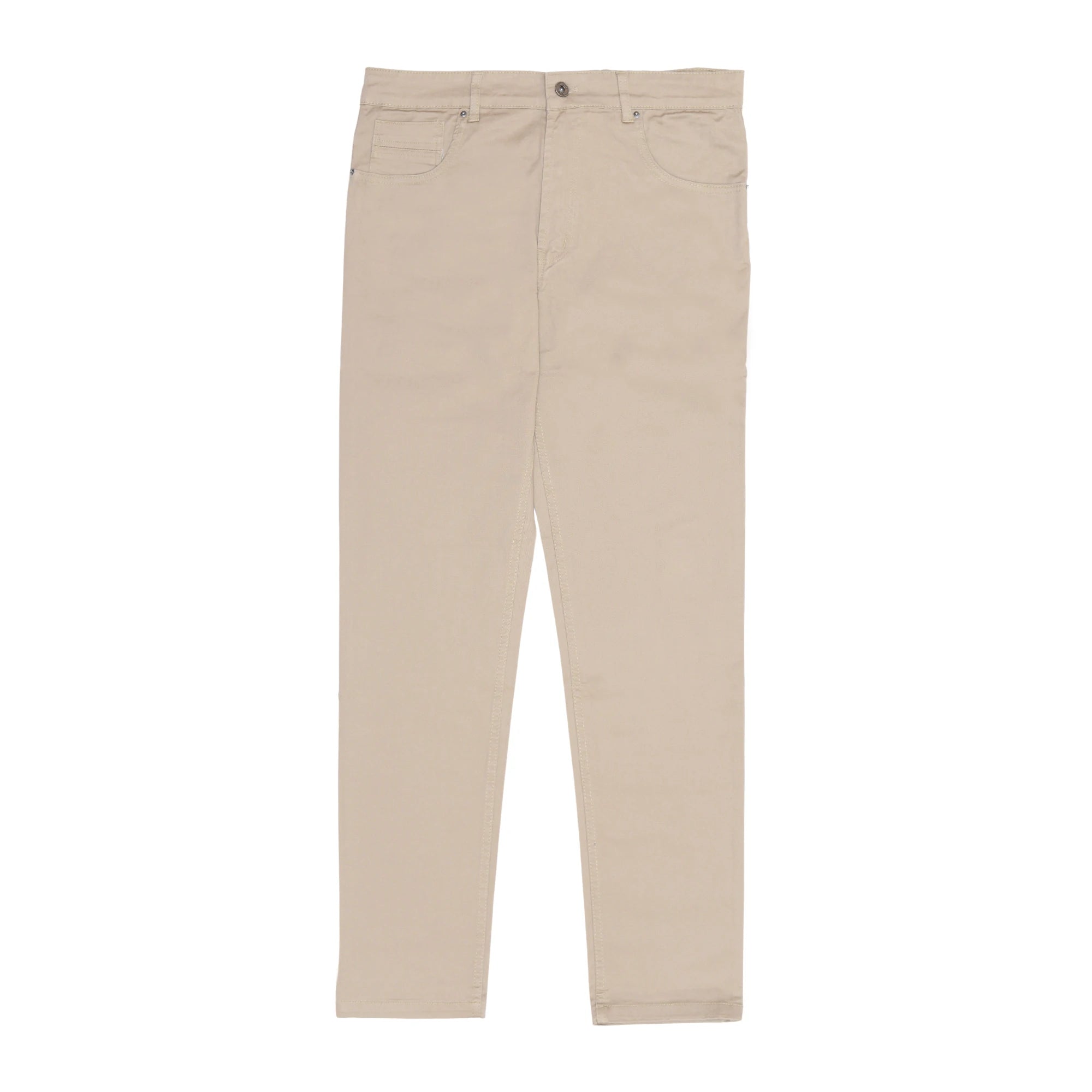 Cotton Jeans Beige