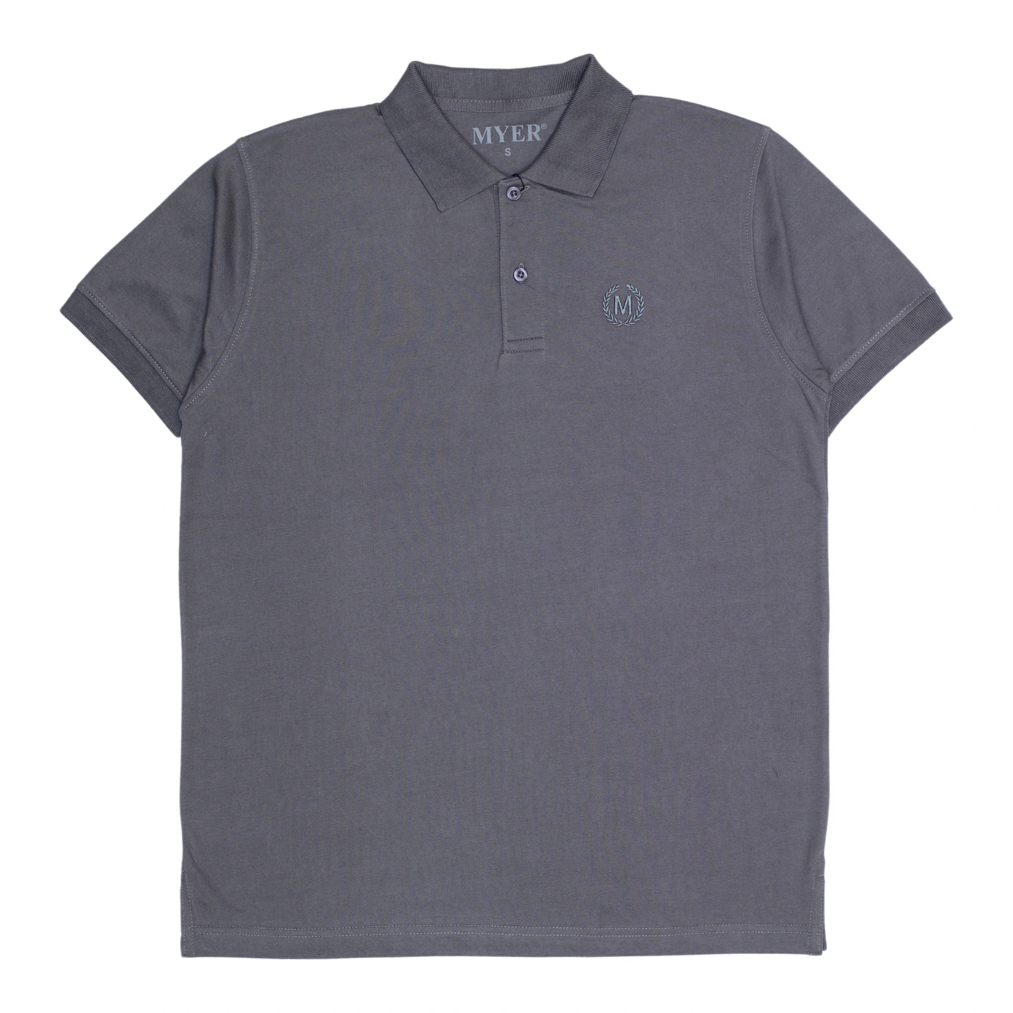 Jersey Plain Polo - Gray