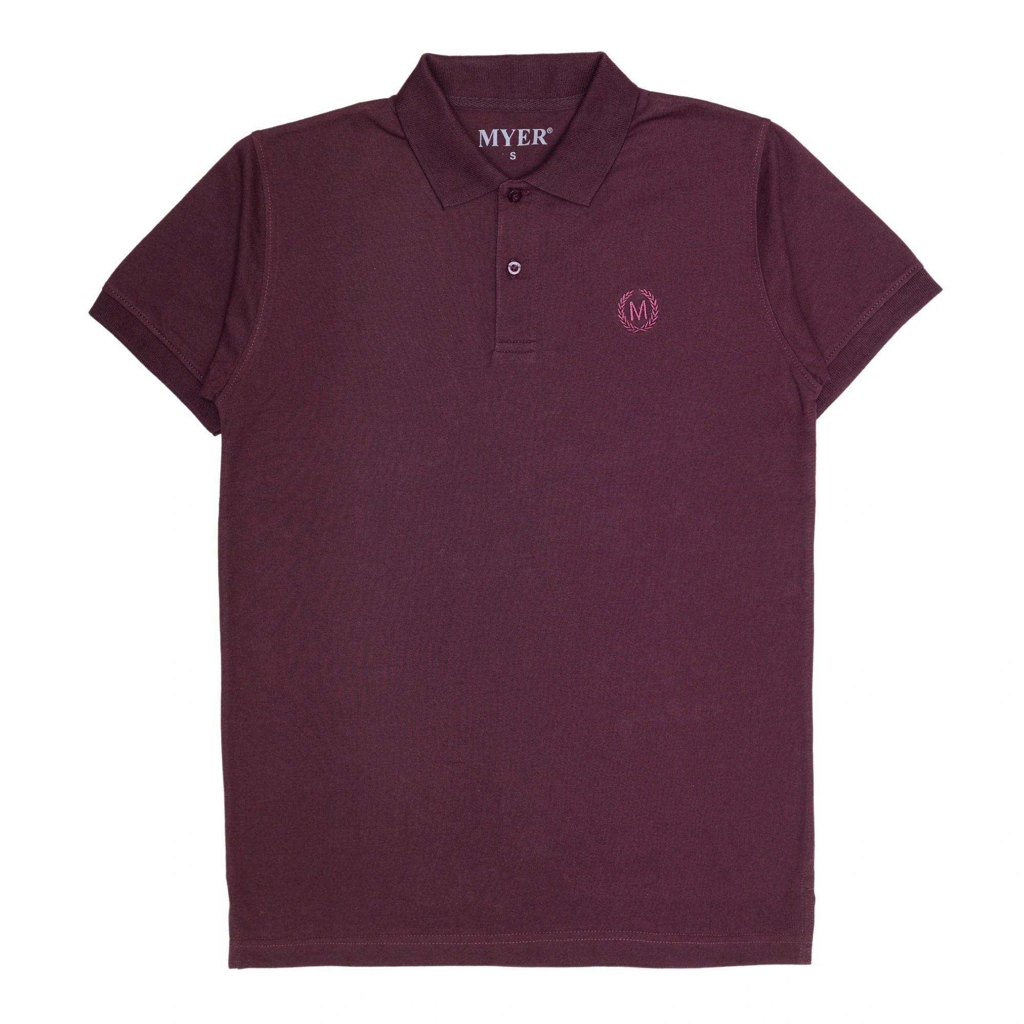 Jersey Plain Polo - Maroon