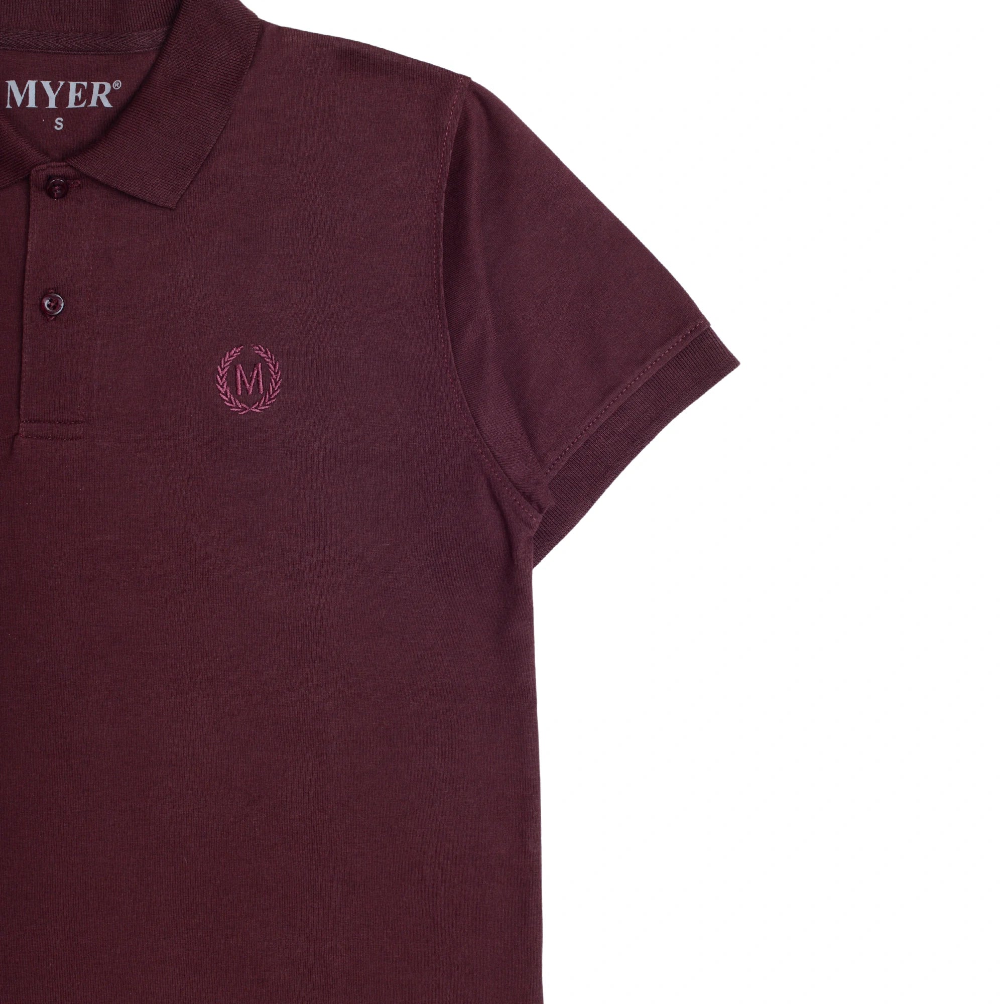 Jersey Plain Polo - Maroon